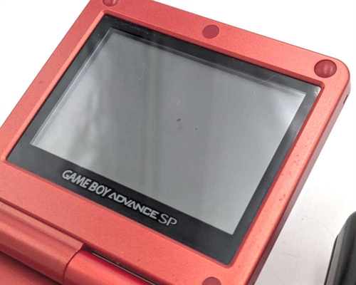 Gameboy Advance SP - Model AGS-001 - Groudon Edition - Console - SNR XEH12862287 (B Grade) (Used)